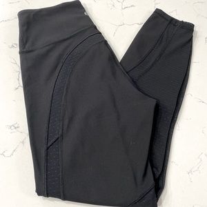 Lululemon Tech Mesh Wunder Under Hi-Rise Black Leggings size 6
